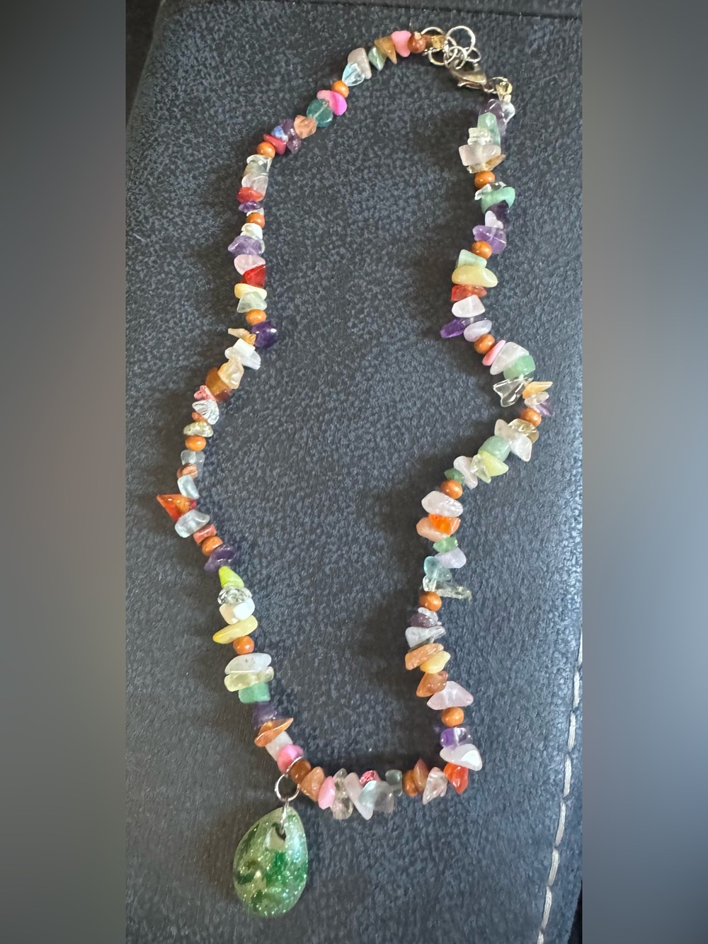 Multicolor Chip Bead Necklace - Women Jewelry